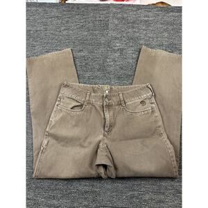 Mountain Hardwear Brown Canvas Pants Hiking Outdoors Mens 34 x 34? (see photos)